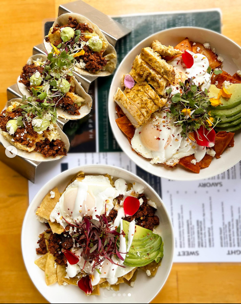 Sandwiches being made